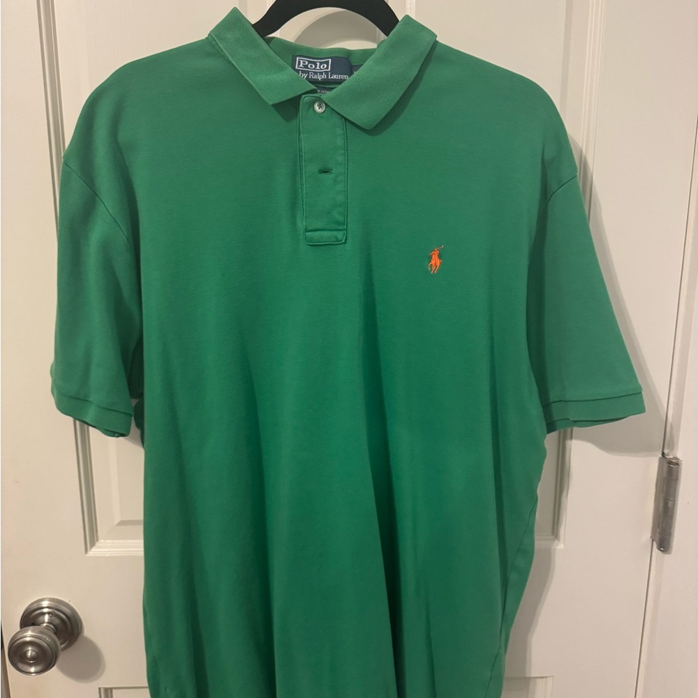 Polo by Ralph Lauren Men's Green Polo Shirt XL